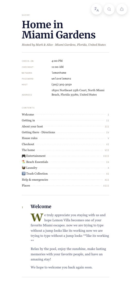 The Compendium guidebook design