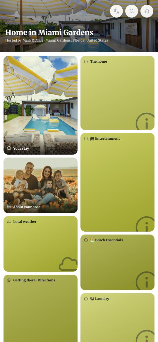 The Mosaic guidebook design