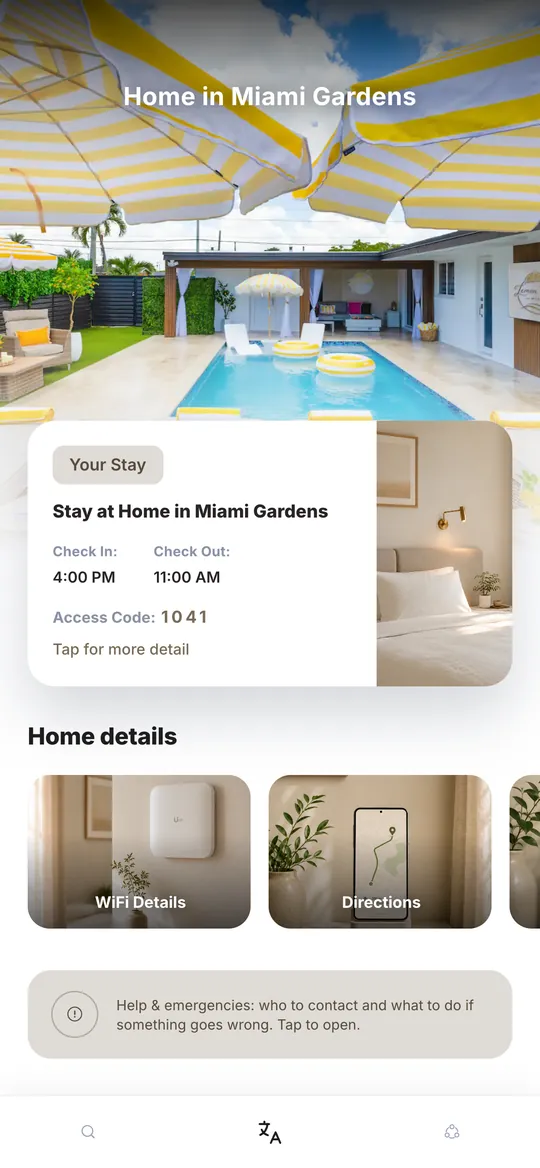 The App menu guidebook design
